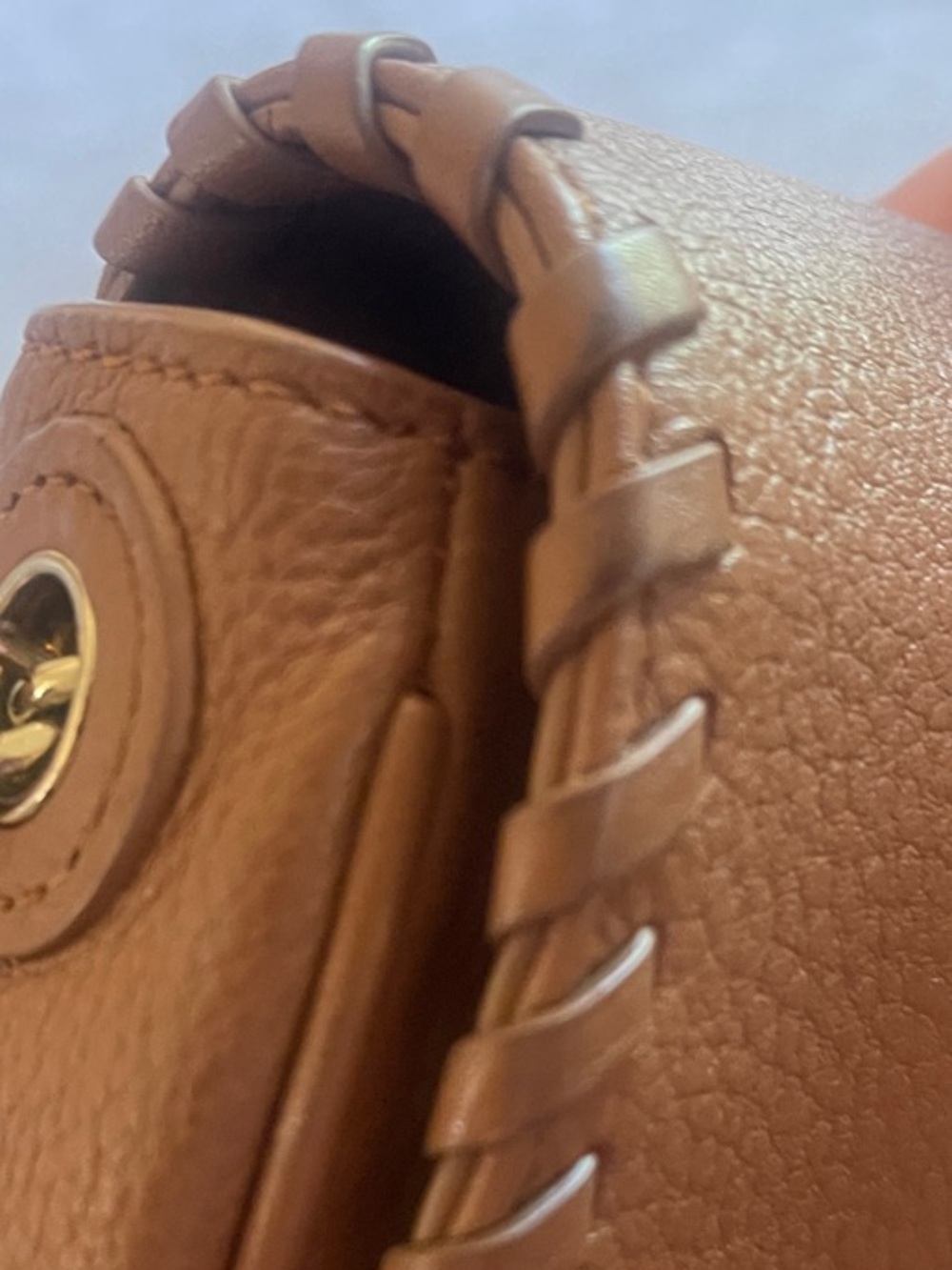 Tory Burch Saddle Brown Leather  Crossbody - Picture 15 of 16